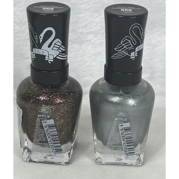 Sally Hansen Miracle Gel Step 1 Nail Polish School of Good and Evil 898 896 NEW - Picture 3 of 6
